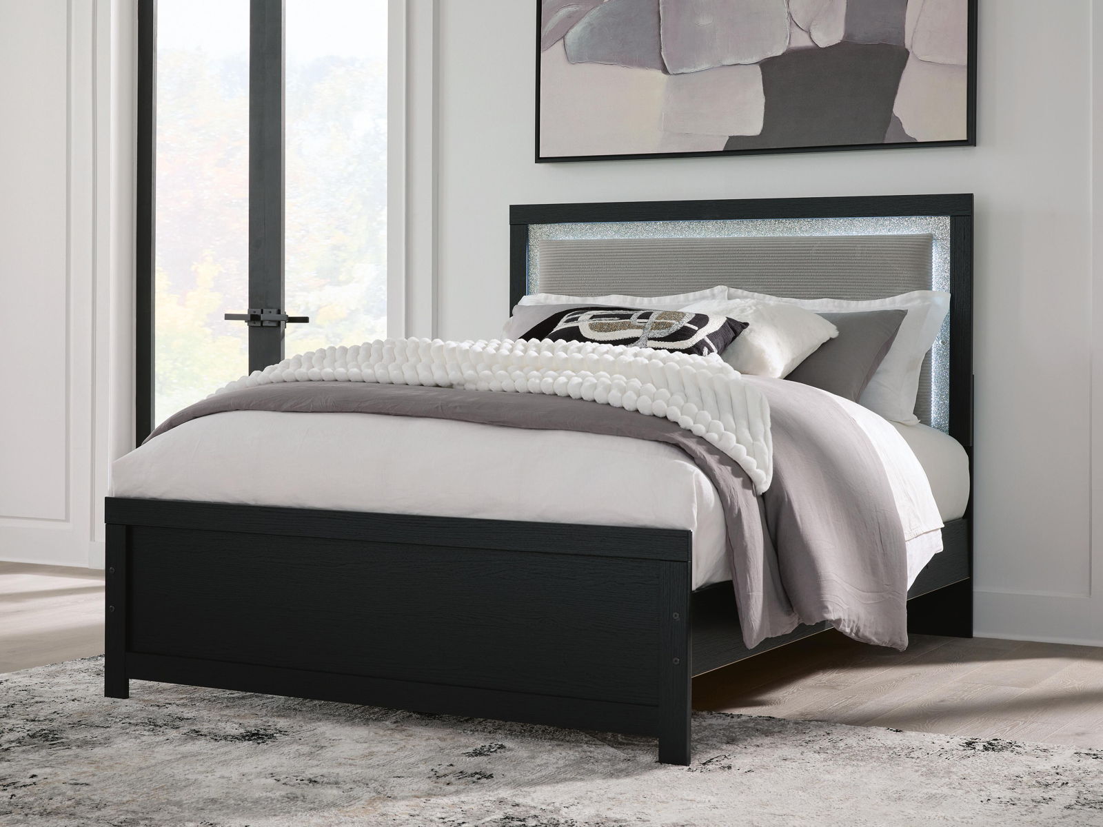 Maeling - Upholstered Panel Bed - Image 6