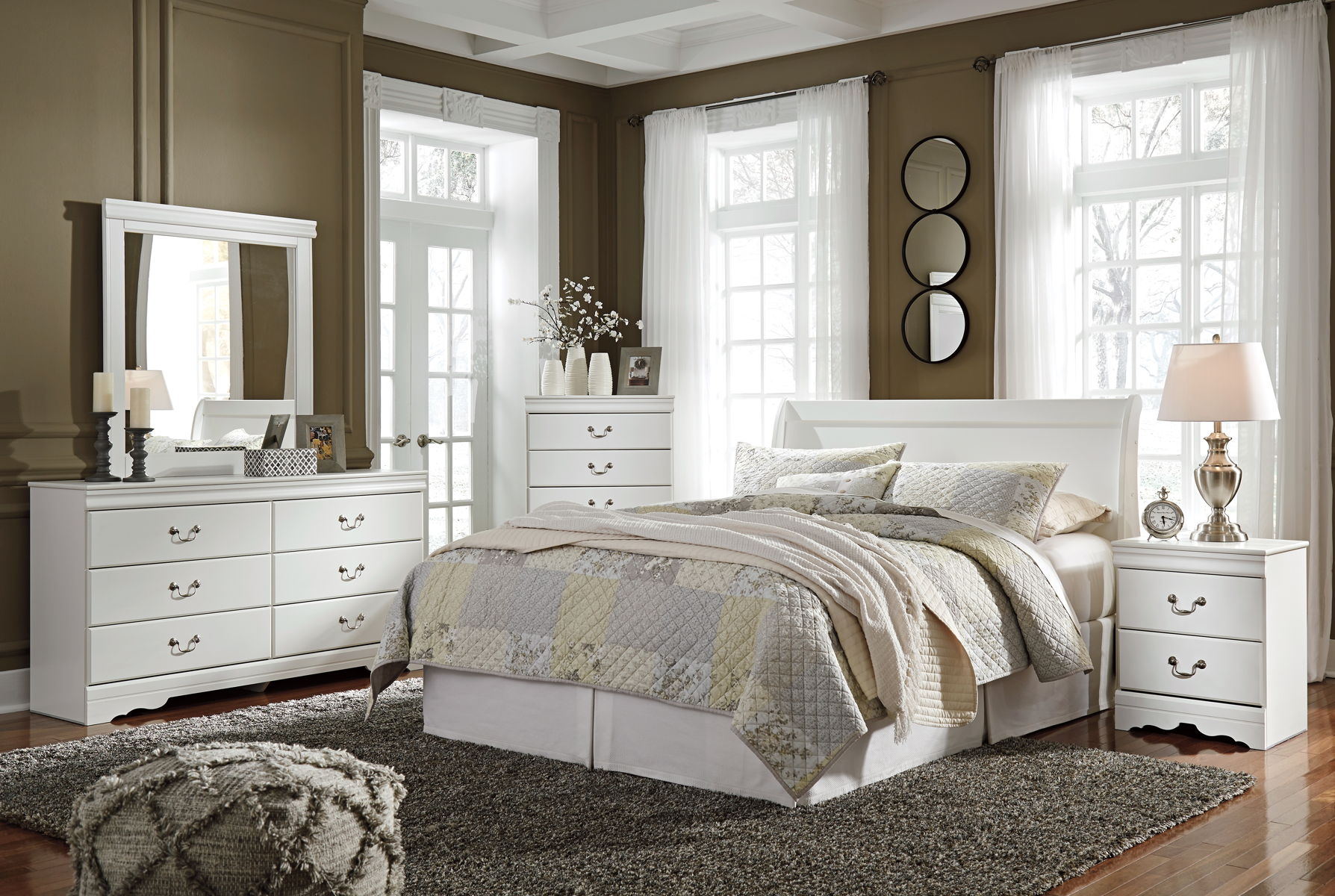 Anarasia - Sleigh Headboard With Bolt On Bed Frame - Image 2