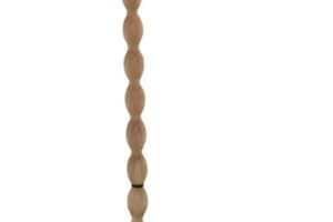 Corinwell - Wood Floor Lamp - Brown / Black