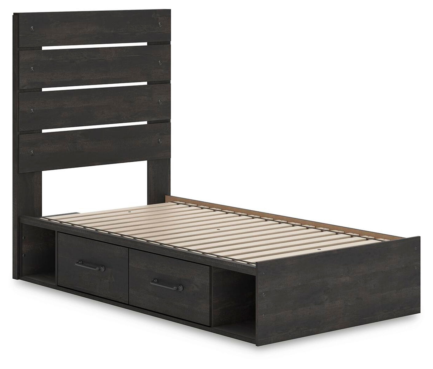 Hollivern - Panel Bed With Storage - Image 2