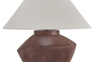 Honsworth - Poly Table Lamp - Antique Brown