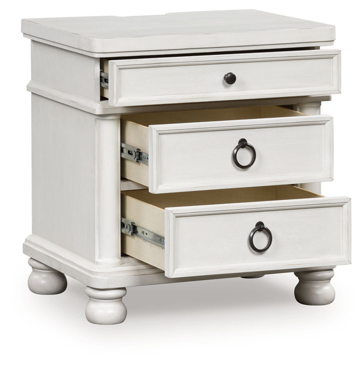 Rowlenstown - Three Drawer Night Stand - Image 4