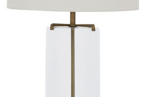 Gizeh - Glass Table Lamp - Clear / Gold Finish