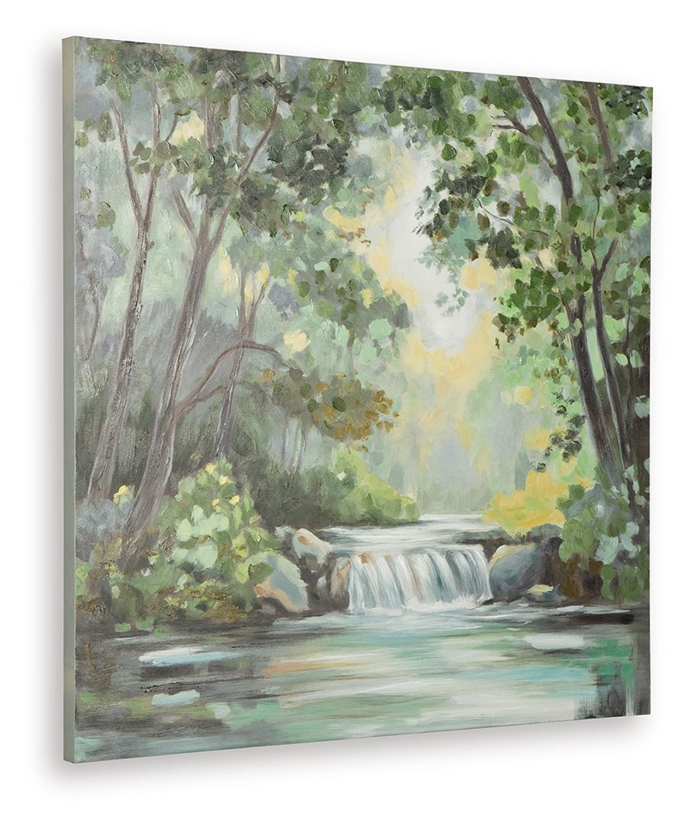 Evermaddick - Wall Art - Green / Gray / White - Image 2