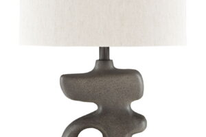 Danacy - Paper Table Lamp - Distressed Black