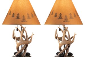 Derek - Poly Table Lamp (Set of 2) - Brown