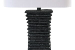 Golzar - Poly Table Lamp - Black