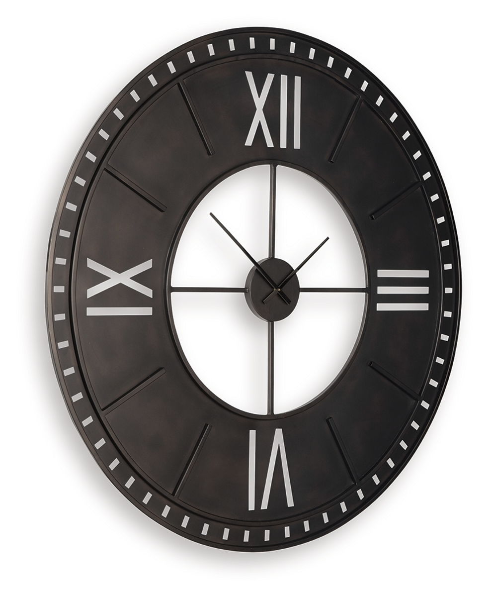 Lytle - Wall Clock - Antique Brown - Image 2