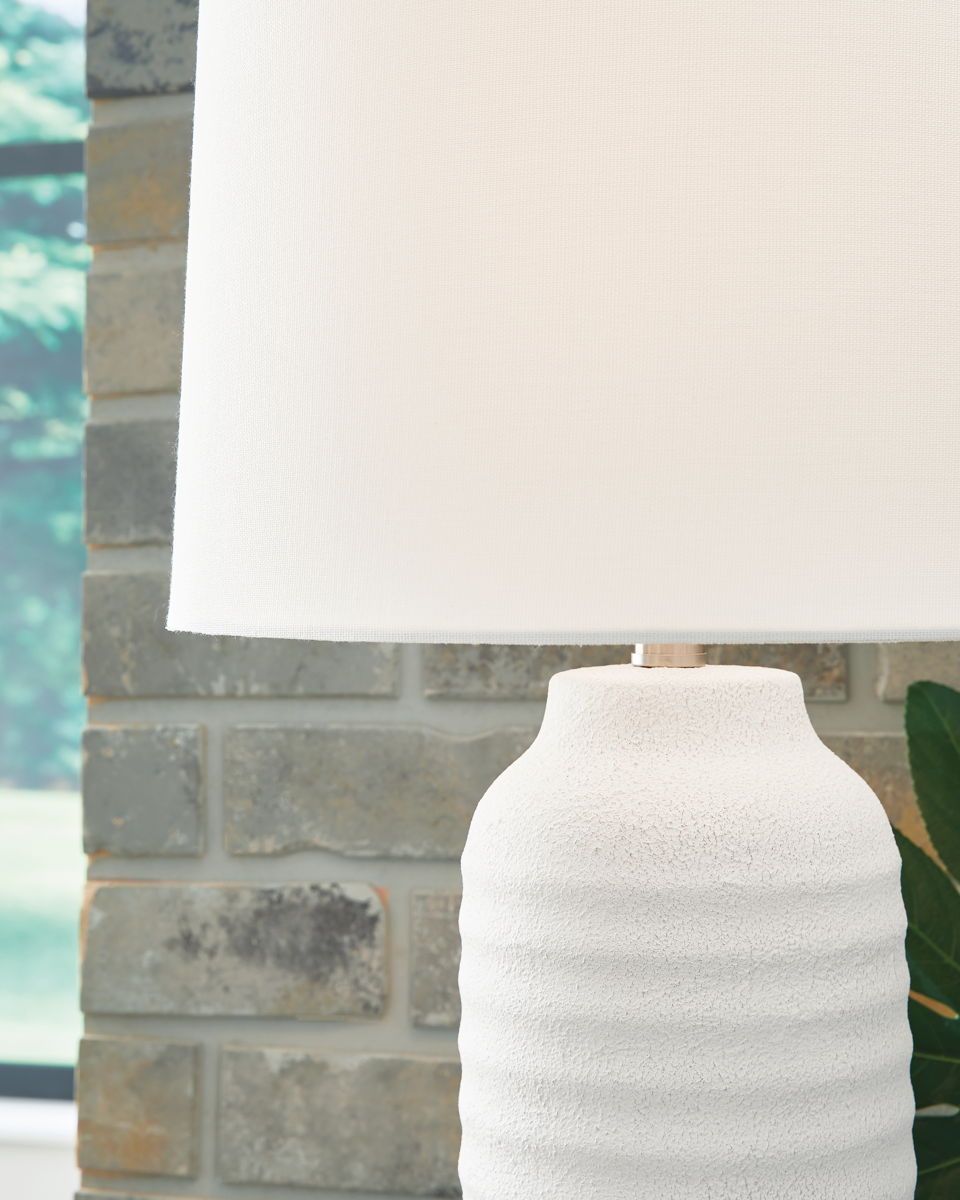 Vauville - Poly Table Lamp (Set of 2) - White - Image 4