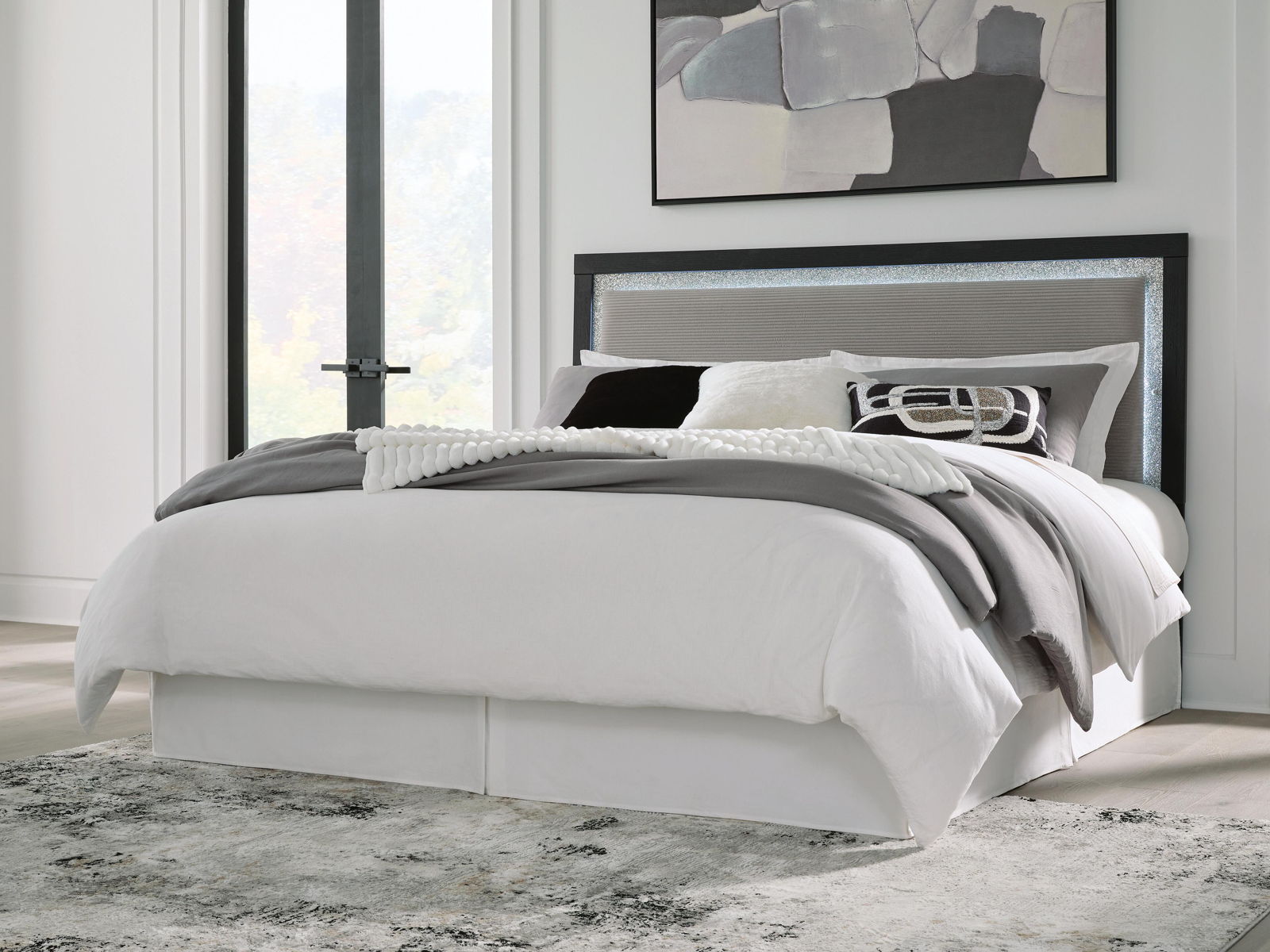 Maeling - Upholstered Panel Headboard - Image 7