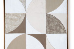 Harelman - Wall Art - Tan / Taupe / White