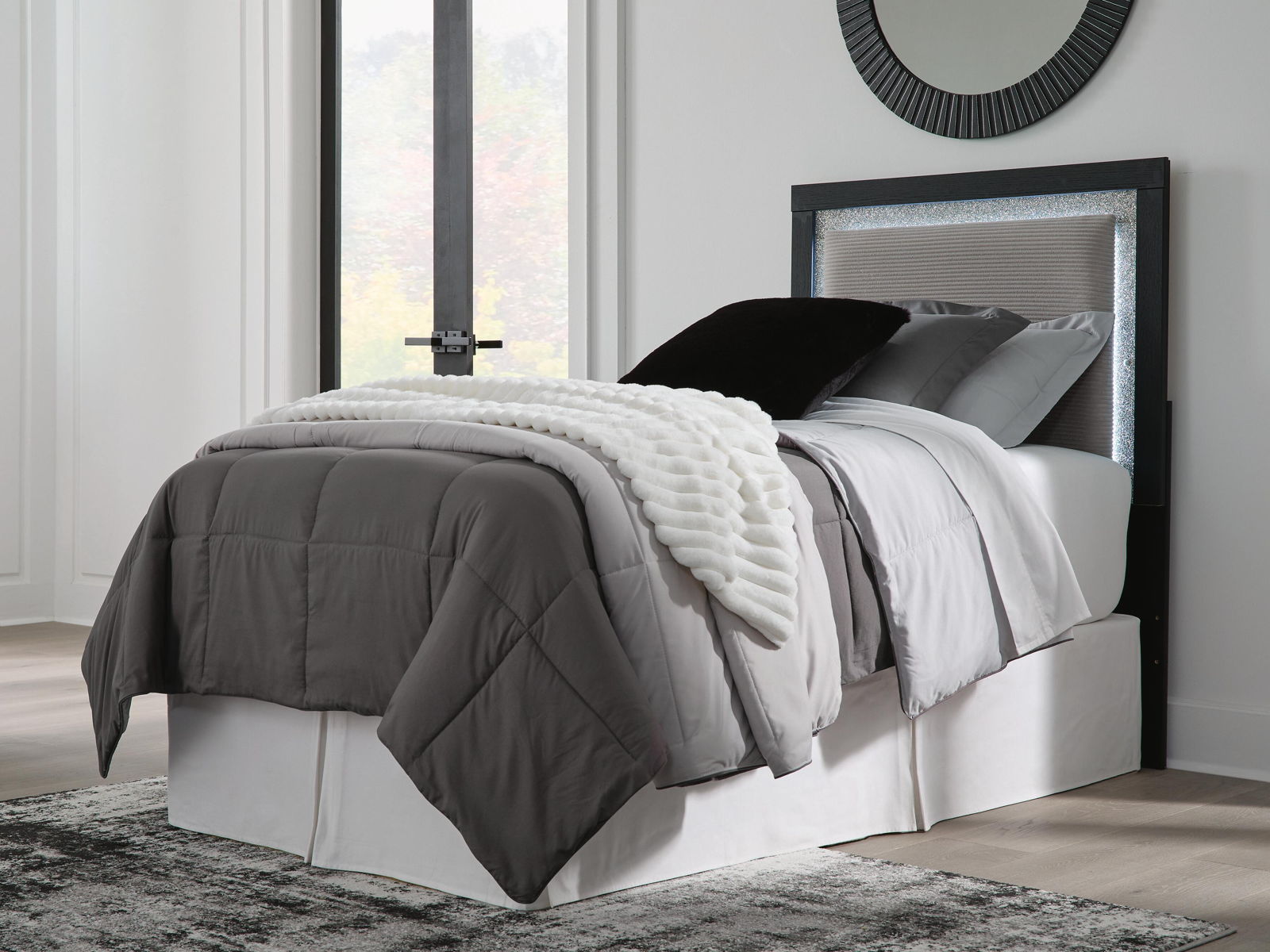Maeling - Upholstered Panel Headboard - Image 11