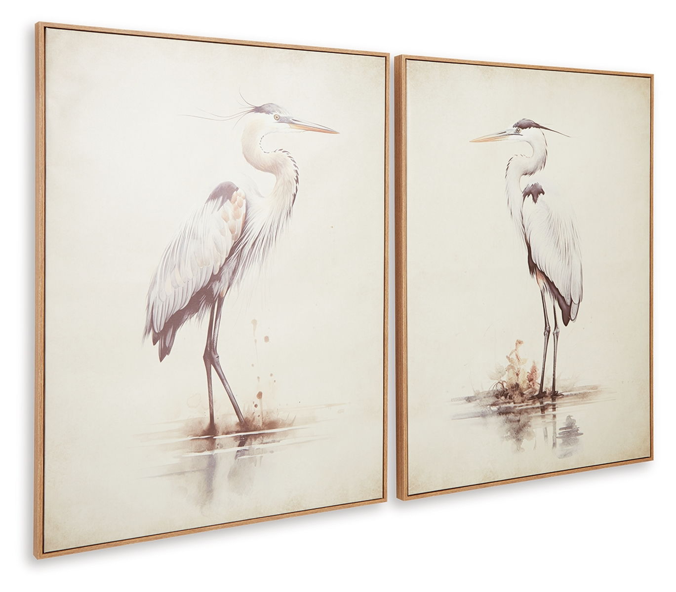 Aubinell - Wall Art Set (Set of 2) - Beige - Image 3