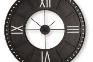 Lytle - Wall Clock - Antique Brown