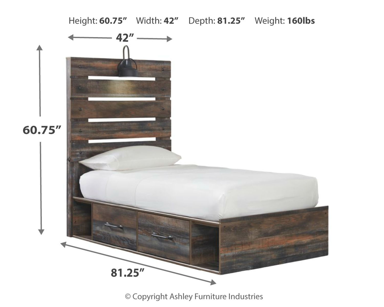 Drystan - Panel Bed - Image 7