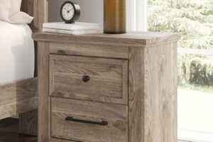 Rusticott - Two Drawer Night Stand - Brown