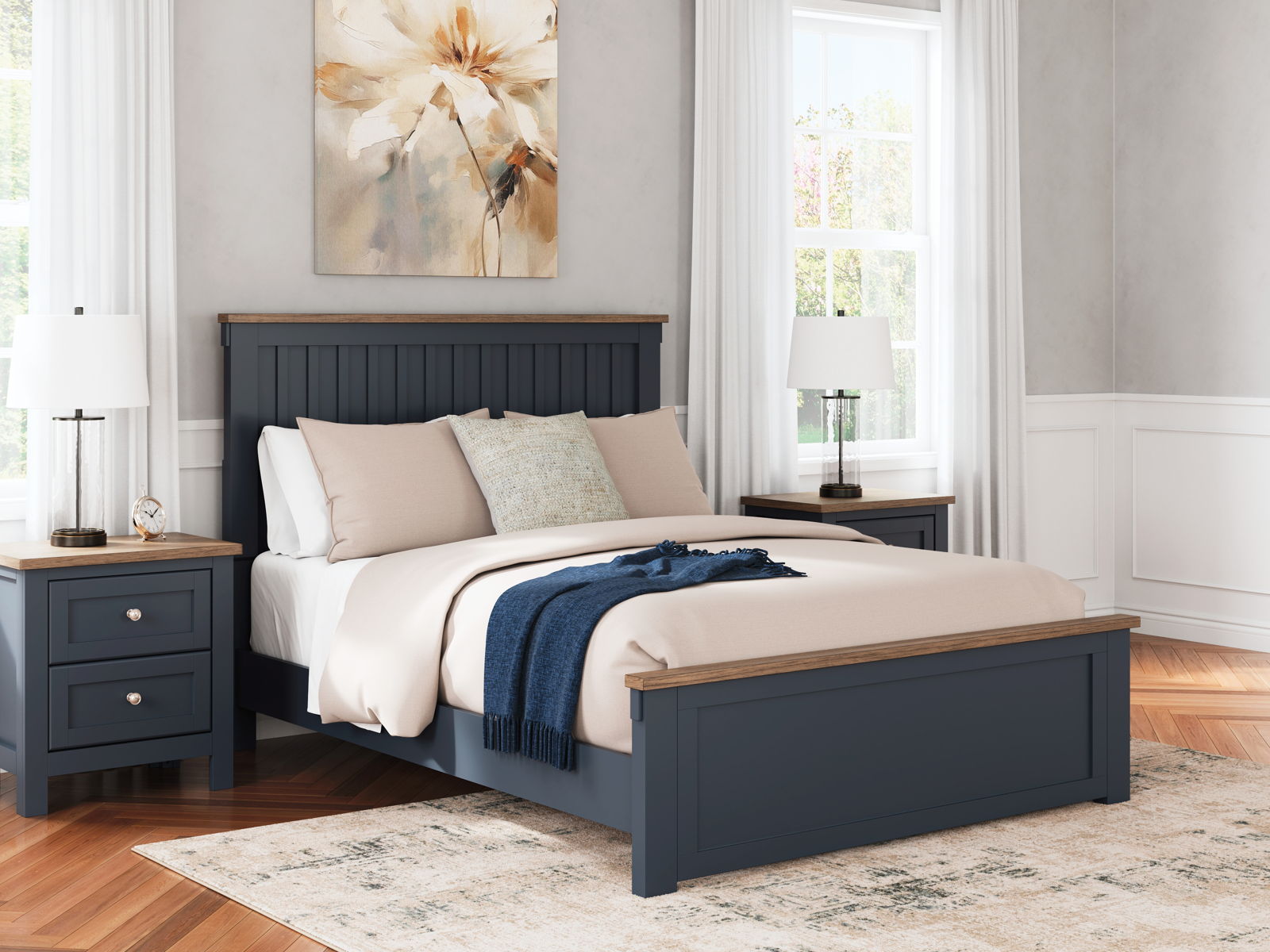 Landocken - Panel Bed - Image 9