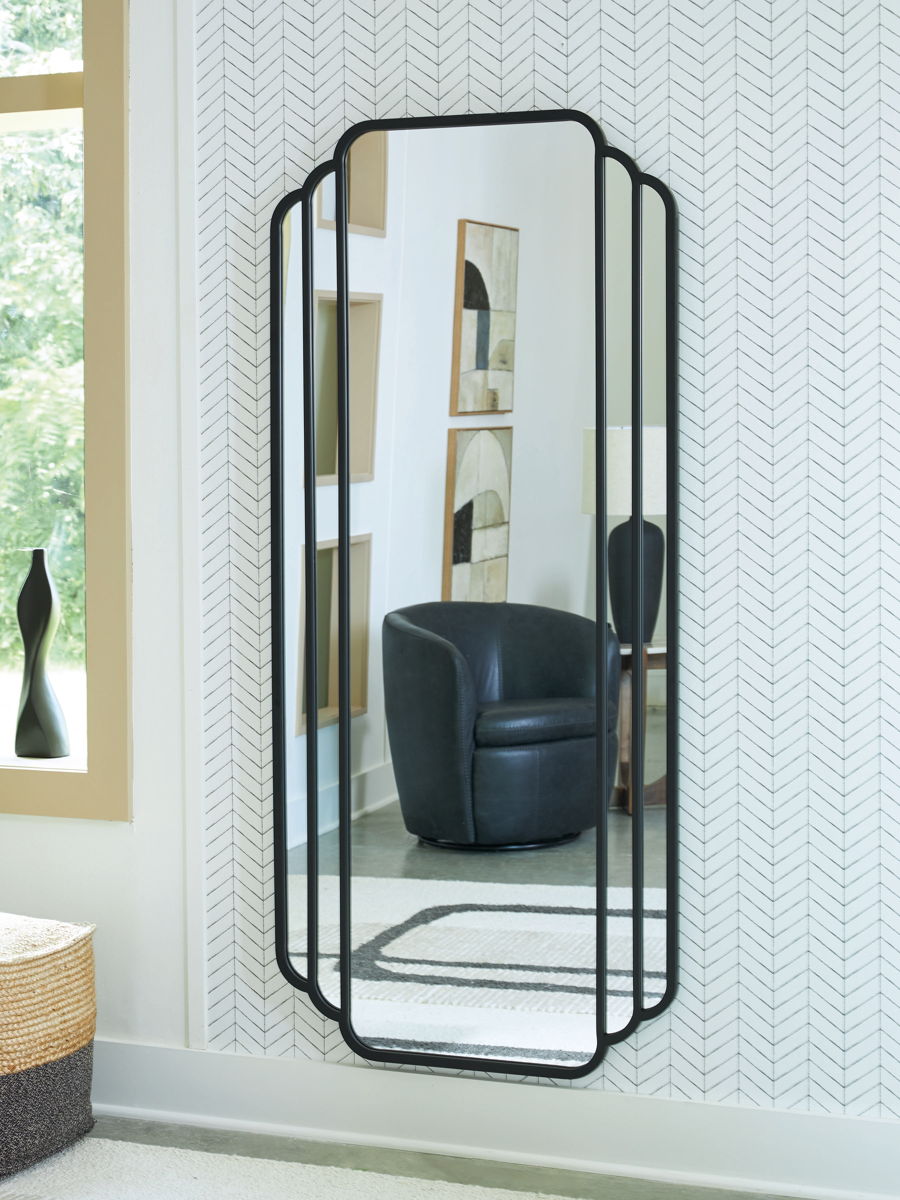 Antigone - Floor Mirror - Black - Image 3