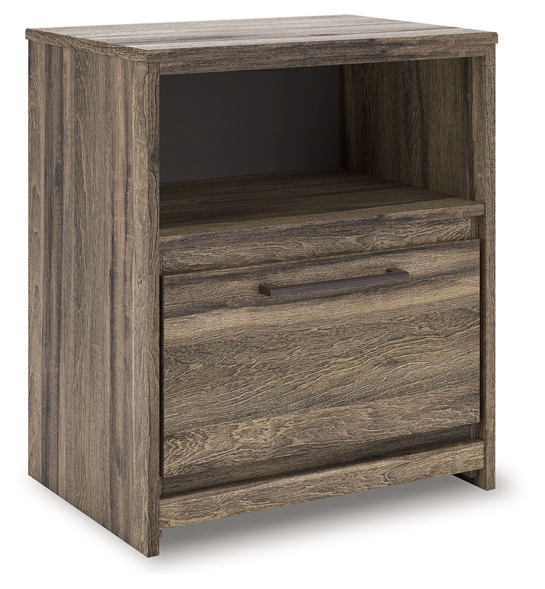 Elbrim - One Drawer Night Stand - Brown - Image 2