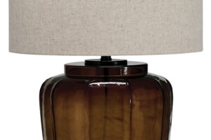 Bainmore - Glass Table Lamp - Amber