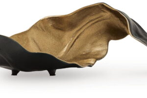 Melinda - Sculpture - Black / Gold Finish