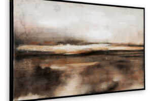 Drewland - Wall Art - Black / Brown / Orange