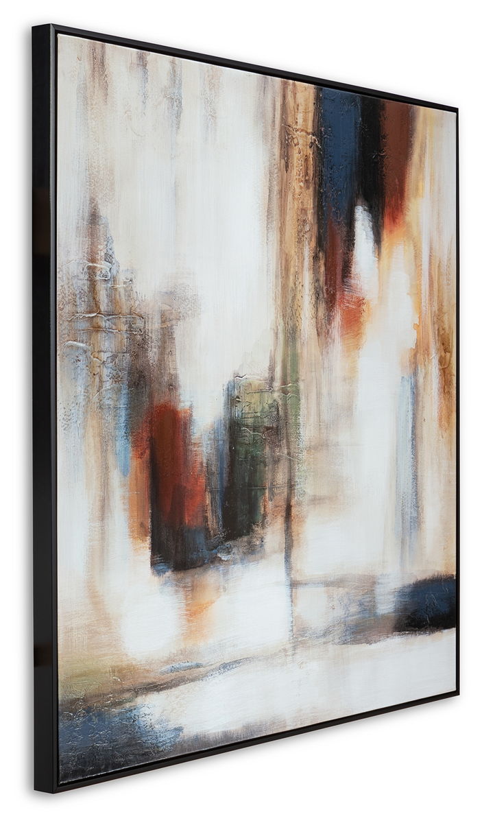 Pigeonford - Wall Art - White / Teal / Gold - Image 4