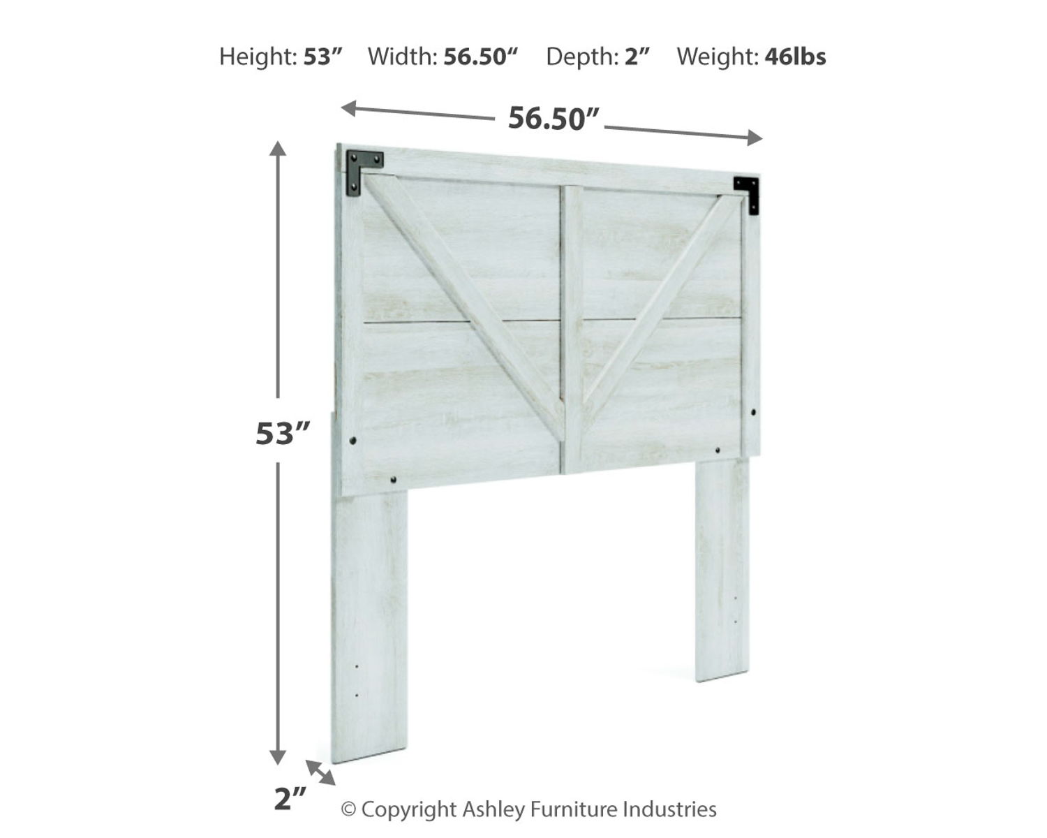 Shawburn - Crossbuck Panel Headboard - Image 2