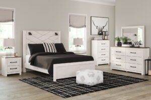 Gerridan - Panel Bedroom Set With Sconces