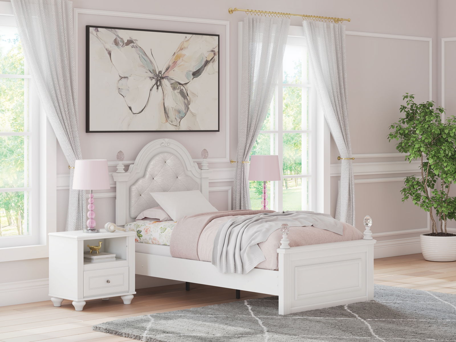 Kozlani - Upholstered Panel Bed - Image 3