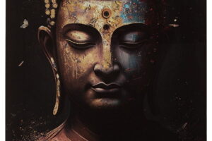 Caymoore - Wall Art - Black / Gold Finish