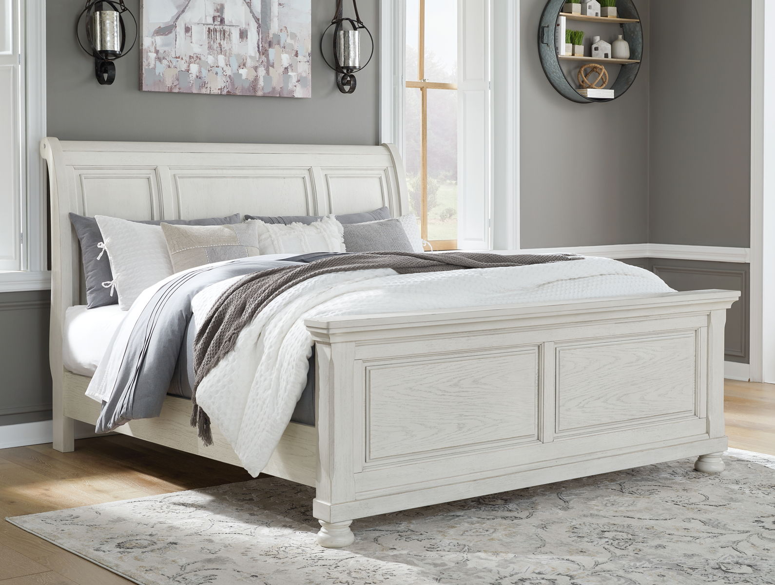 Robbinsdale - Sleigh Bed - Image 7