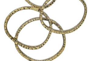 Wellcott - Sculpture - Gold Finish / Black