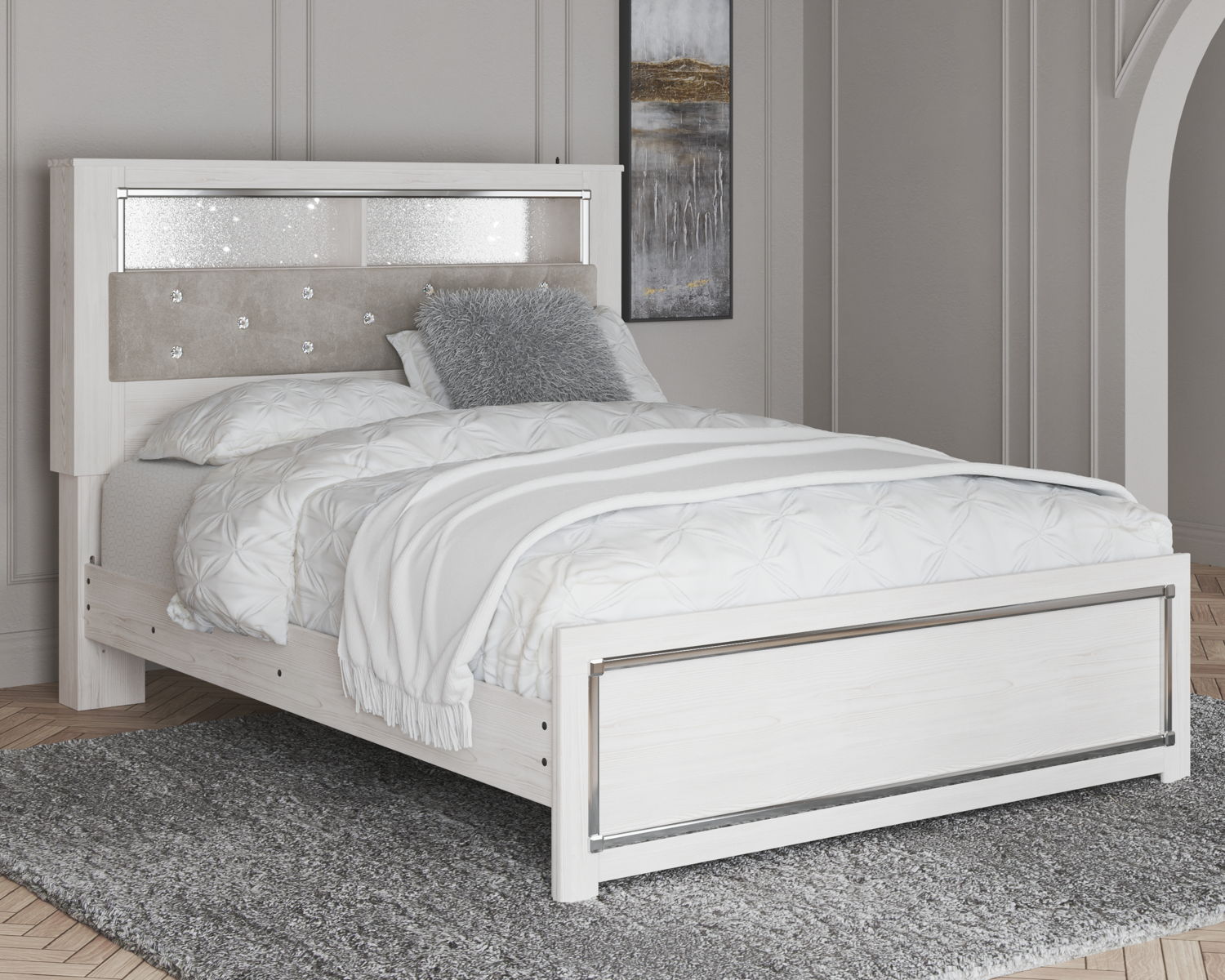 Altyra - Panel Bookcase Bedroom Set - Image 4