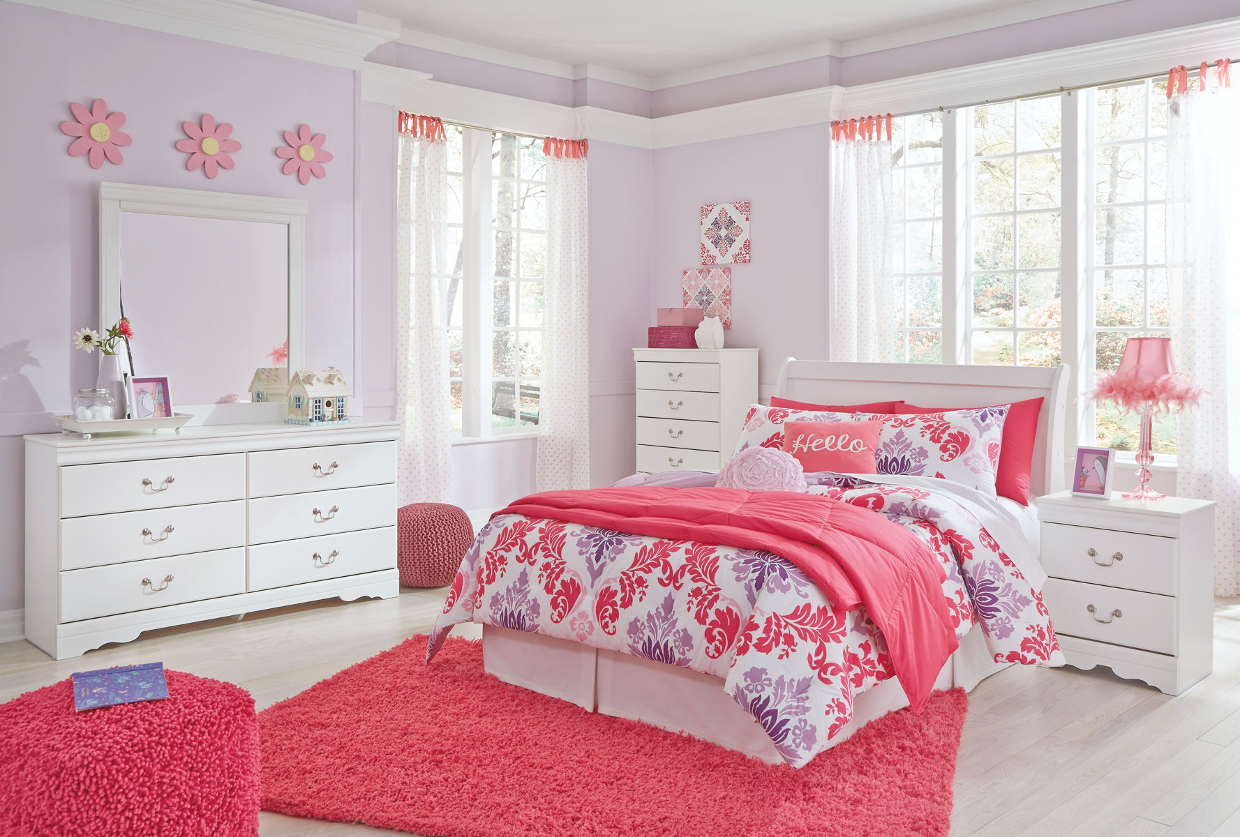 Anarasia - Sleigh Headboard With Bolt On Bed Frame - Image 3