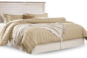 Willowton - King/Cal King Panel Headboard - Whitewash