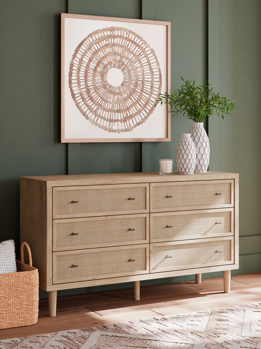 Cielden - Six Drawer Dresser - Two-Tone - Image 4