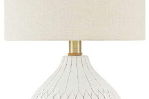Wardmont - Ceramic Table Lamp - White