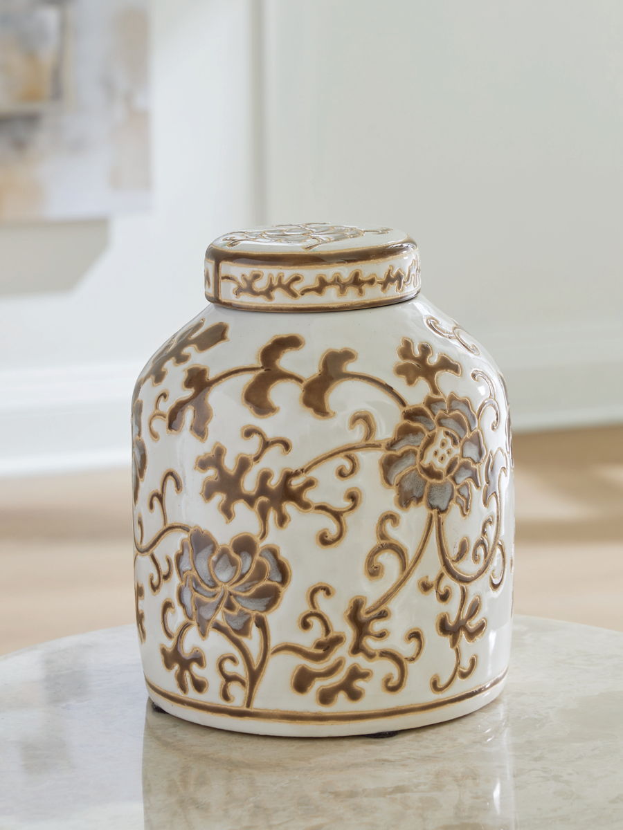 Adalham - Jar - Cream / Brown - Image 2