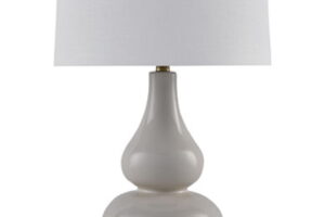 Weswick - Ceramic Table Lamp - Cream / Gold Finish