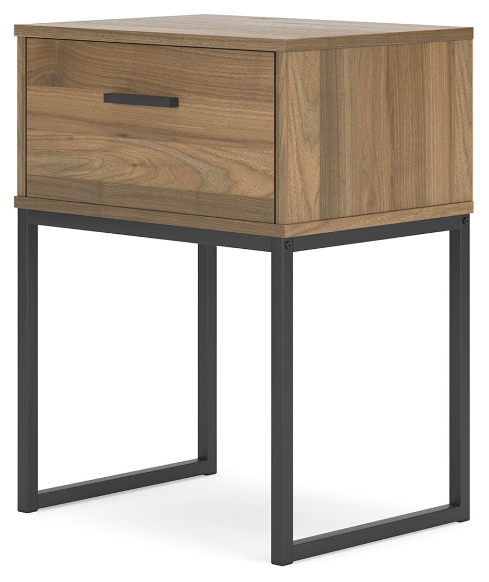 Deanlow - One Drawer Night Stand - Honey - Image 2