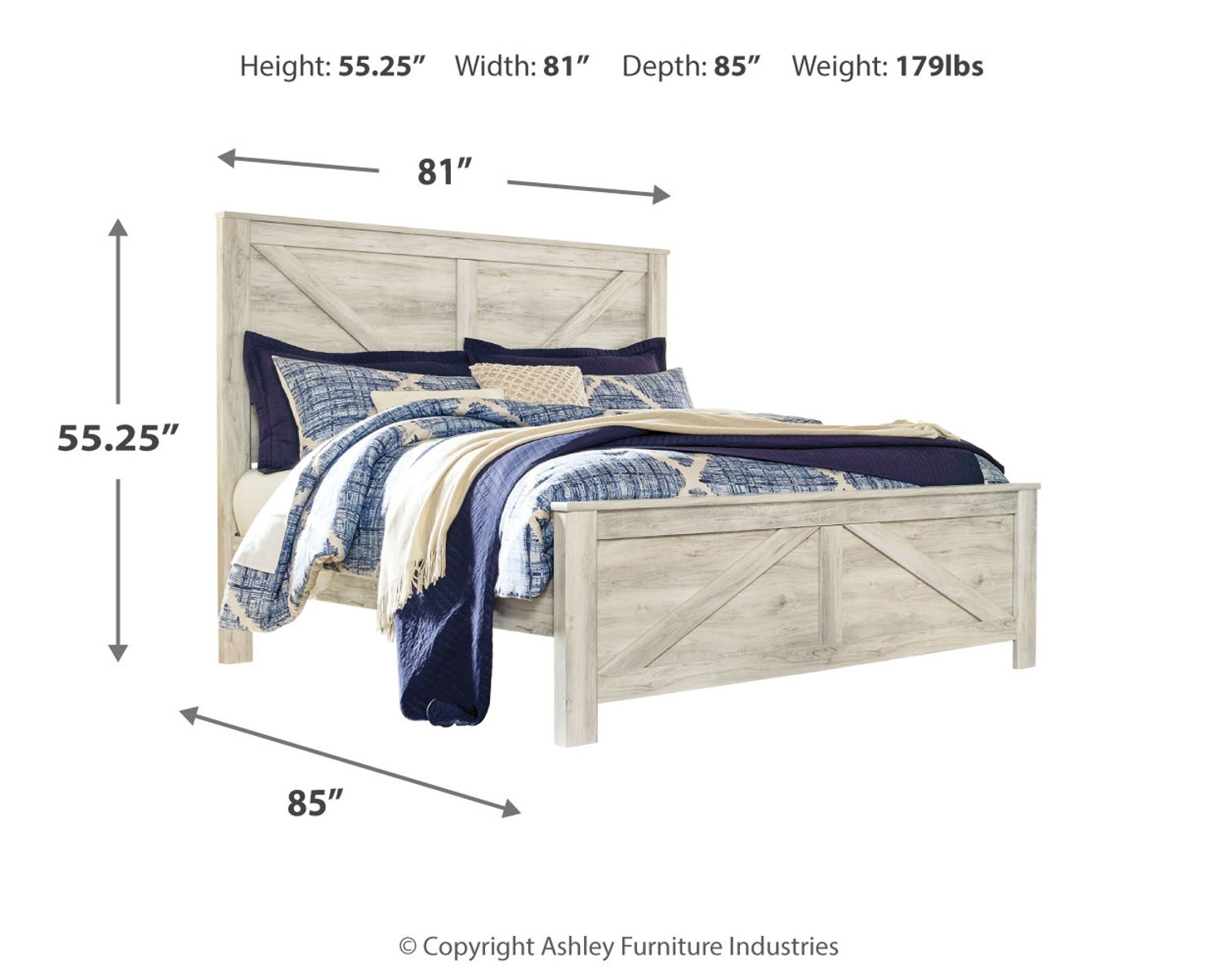 Bellaby - Crossbuck Panel Bed - Image 5