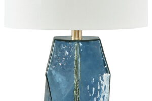 Tallow - Glass Table Lamp - Blue