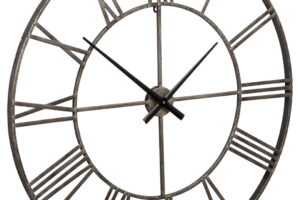 Paquita - Wall Clock - Antique Silver