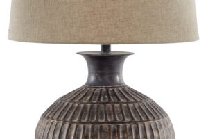 Magan - Metal Table Lamp - Antique Bronze Finish