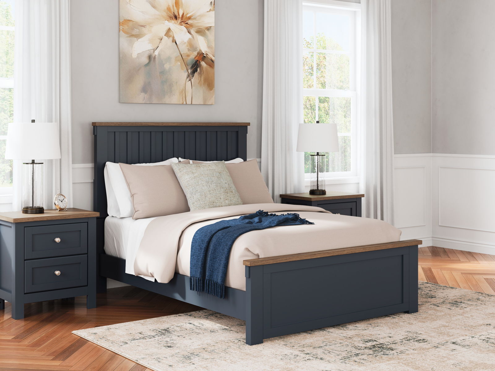 Landocken - Panel Bed - Image 5