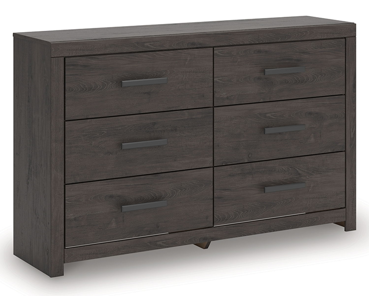 Prendonea - Six Drawer Dresser - Charcoal - Image 3