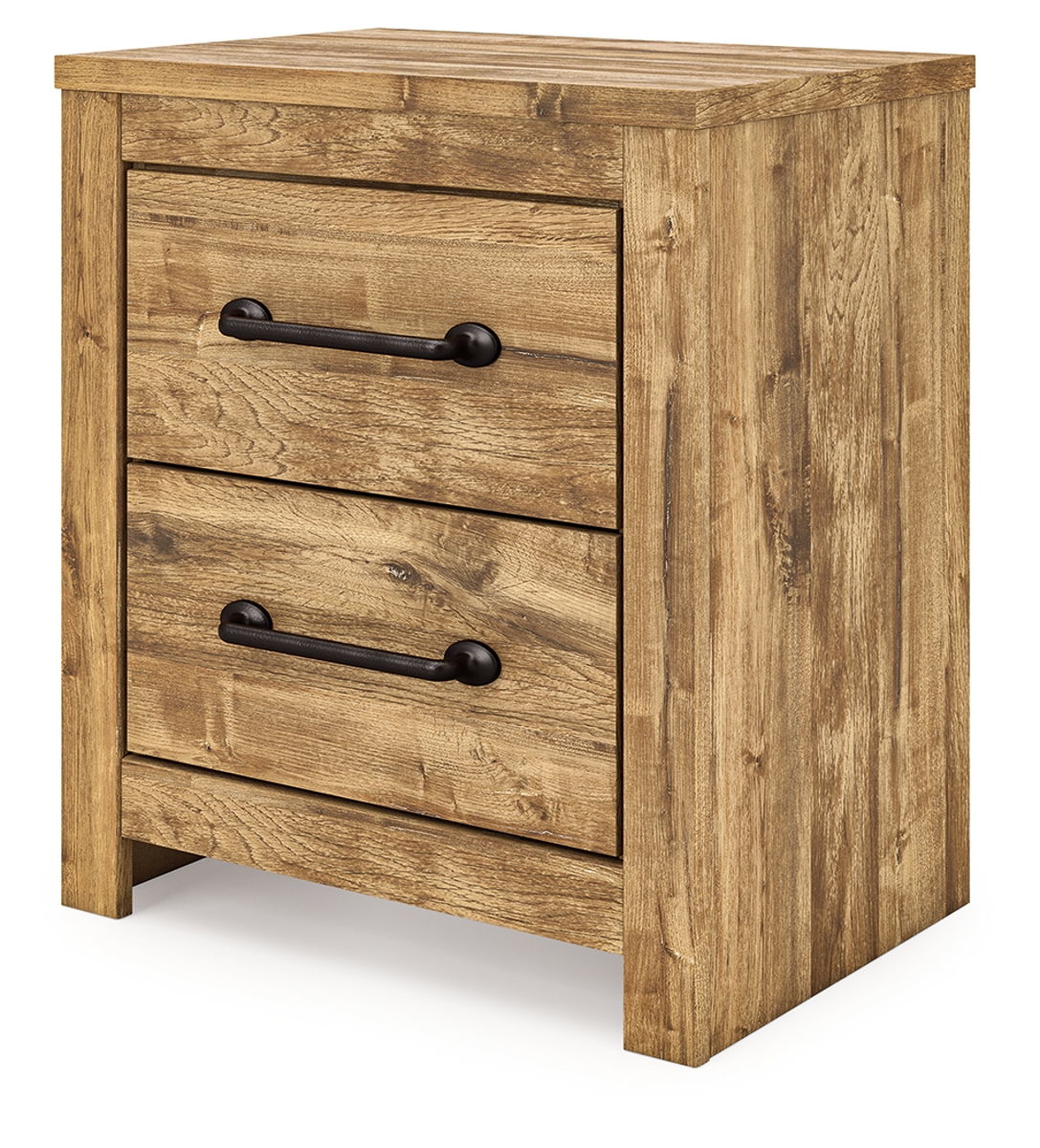 Maystonna - Two Drawer Night Stand - Brown - Image 2