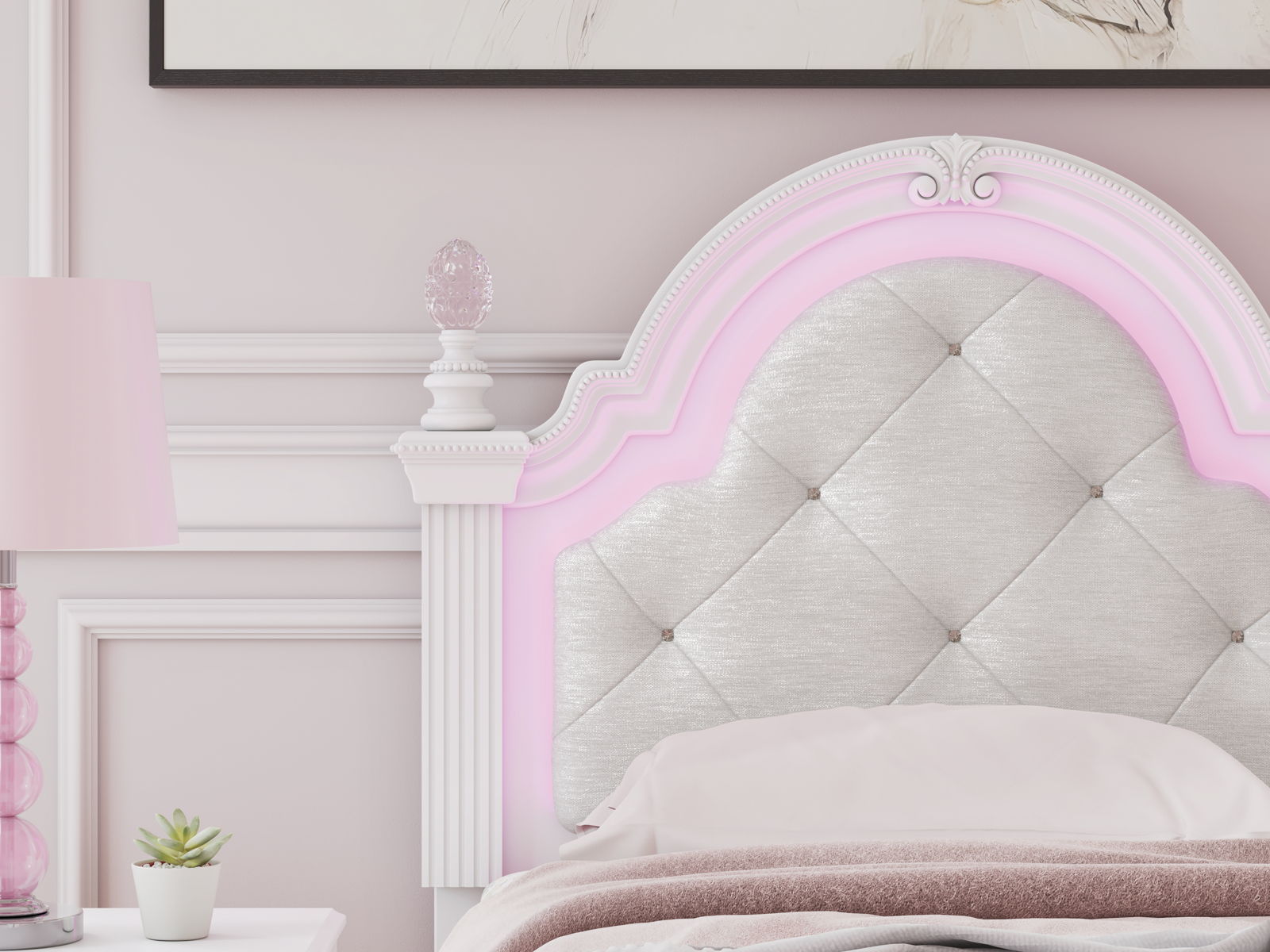 Kozlani - Upholstered Panel Headboard - Image 2