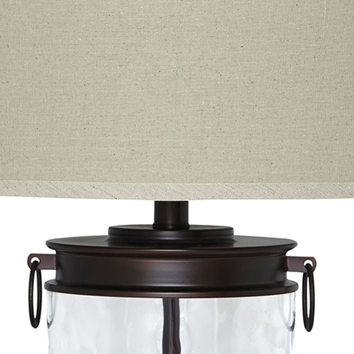 Tailynn - Glass Table Lamp - Clear / Bronze Finish - Image 4